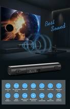 サウンドバー 50W ARC対応 bluetooth テレビスピーカー サウンドバースピーカー シアターバー PCスピーカー 高音質 重低音 ホームシアター_画像2