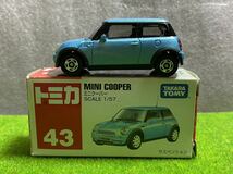 トミカ 43 ミニクーパー ベトナム製 Tomica Mini cooper made in vietnam_画像1