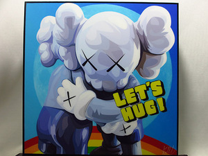 [ new goods No 212] pop art panel Kaws KAWS HUG