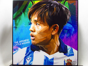 Art hand Auction [Nouveau n°692] Panneau pop art Takefusa Kubo football, Ouvrages d'art, Peinture, Portraits