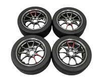 【引取限定】RAYS Volk Racing CE28SL SIZE 9JJ-17 45 ADVAN A052 255/40R17 ホイール タイヤ 4本 ジャンク 直 M8577549_画像1