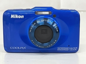 【動作保証】Nikon ニコン COOLPIX S31 4.1-12.3mm 3.3-5.9 デジタルカメラ 防水 ニコン コンパクトデジタルカメラ 中古 美品 K8710281