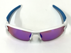 【動作保証】OAKLEY FLAK 2.0 OO9271-1761 オークリー グルフ サングラス ホワイト ブルー 未使用T8639026