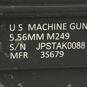 【動作保証】FN HERSTAL FNハースタル MINIMI ミニミ M249 5.56mm 樹脂フレーム 軽機関銃 電動ガン エアガン トイ サバゲー 中古 K8670186の画像2