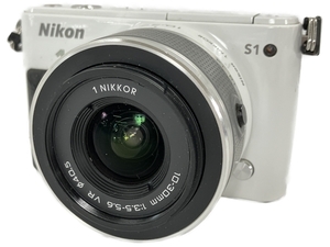 【動作保証】Nikon 1 S1 デジタルカメラ 10-30mm f/3.5-5.6 標準ズームレンズキット ニコン カメラ 中古 W8722086