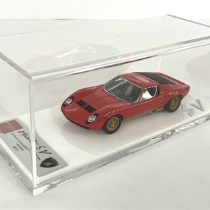 MAKE UP EM350 Lamborghini ランボルギーニ MIURA P400 SV ミニカー フィギュア 中古 美品 Y8716968の画像1