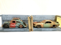 JADA TOYS 1970 FORD MUSTANG BOSS 429 BEETLE ジェイダトイズ 2個セット フィギュア 中古 O8705478_画像4