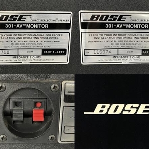 【動作保証】BOSE 301-AV MONITOR 2Wayスピーカー ペア 音響 中古 訳有 Y8725826の画像2