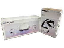 【動作保証】Meta Meta Quest2 128GB Oculus Elite Strap VR ヘッドセット 中古 W8701600_画像1