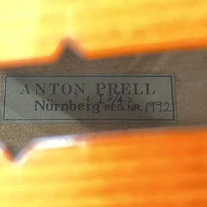 【引取限定】ANTON PRELL REG.NR.I 3/4 Nurnberg 1992年製 チェロ アントンプレル 弦楽器 中古 直 W8608148の画像10