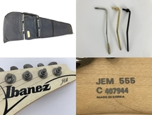 Ibanez JEM555 ホワイト系 エレキギター ソフトケース有 ジャンク Y8709940_画像2