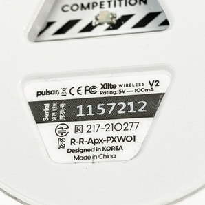 【動作保証】pulsar Xlite V2 MINI SIZE 1 ワイヤレス ゲーミング マウス 超軽量 White パルサー 中古 訳あり W8645943の画像7