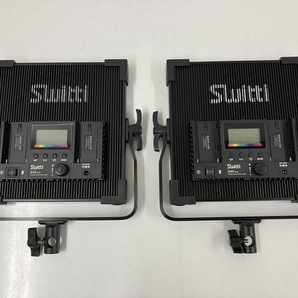 【動作保証】Switti S45 LED撮影用ライト 2個セット LEDビデオライト 三脚付き 撮影照明 中古 良好 T8634912の画像2