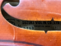 【動作保証】Suzuki violin スズキバイオリン 280 4/4 1975 弦楽器 音楽 中古 C8530129_画像8