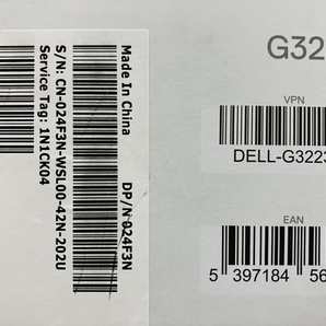 【動作保証】DELL G3223Q 32インチ 4K ゲーミングモニター 未使用 T8730093の画像3
