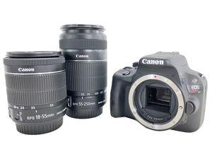 【動作保証】Canon EOS Kiss x7 18-55mm 55-250mm ダブルズームキット ボディ レンズ セット 一眼レフ 中古 良好 W8576629