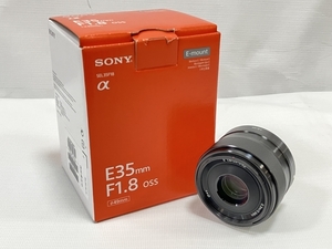 SONY ソニー SEL35F18 E1.8/35 OSS Φ49 0.3m/0.98ft 単焦点 レンズ カメラ周辺機器 訳あり H8688771