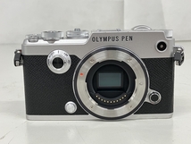【動作保証】OLYMPUS オリンパス PEN-F シルバー M.ZUIKO DIGITAL 9-18mm 4-5.6 レンズセット 中古 良好 K8706925_画像2
