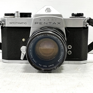 【動作保証】 ASAHI PENTAX アサヒ ペンタックス SPOTMATIC SP レンズ Super-Takumar 1:1.8/55 フィルム カメラ ジャンク H8734699の画像1