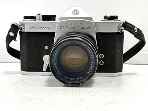 【動作保証】 ASAHI PENTAX アサヒ ペンタックス SPOTMATIC SP レンズ Super-Takumar 1:1.8/55 フィルム カメラ ジャンク H8734699