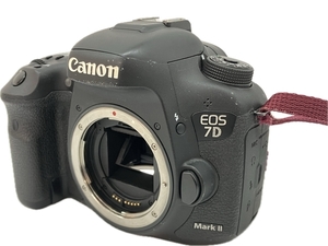 【動作保証】Canon EOS 7D Mark II デジタル 一眼レフ カメラ ボディ バッテリーグリップ取り付け品 キヤノン 中古 C8709563