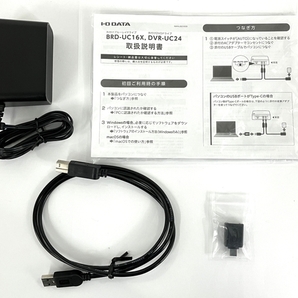 【動作保証】IO DATA BRD-UC16X Type-C対応 外付型 ブルーレイドライブ 中古 Y8719374の画像3