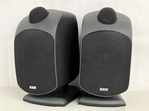 【動作保証】B&W Bowers&Wilkins 2ウェイ 2スピーカー バスレフ方式 LM1 ブラック ペア 中古 K8705592