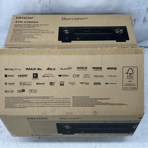 【動作保証】DENON AVR-X3800H 9.4ch プレミアム AV サラウンド レシーバー 2023年製 アンプ デノン 中古 美品 C8715065の画像2