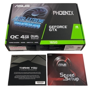 ASUS Phoenix NVIDIA GeForce GTX 1650 グラフィックボード PCパーツ ジャンク N8744792の画像2