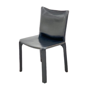 Cassina 412 CAB キャブアームレスチェア ブラック 椅子 ブランド家具 カッシーナ 中古 楽 O8738195の画像1