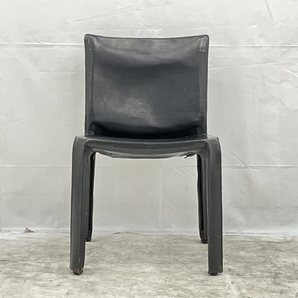 Cassina 412 CAB キャブアームレスチェア ブラック 椅子 ブランド家具 カッシーナ 中古 楽 O8710086の画像2