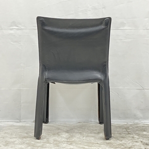 Cassina 412 CAB キャブアームレスチェア ブラック 椅子 ブランド家具 カッシーナ 中古 楽 O8710086の画像4