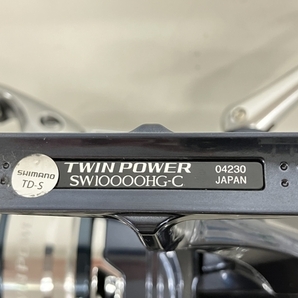 SHIMANO シマノ TWINPOWER SW10000HG スピニングリール 釣具用品 釣具 中古 K8743666の画像10