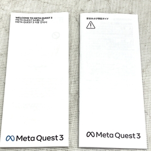 【動作保証】Meta Quest 3 128GB 899-00591-01 VR ヘッドセット メタクエスト 未使用 W8728016の画像3