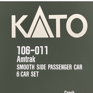 【動作保証】KATO 106-011 Amtrack SMOOTH SIDE PASSENGER CAR 6両セット Nゲージ 鉄道模型 中古 S8741720の画像2