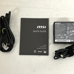 【動作保証】MSI Prestige 14H B12UCX ノート パソコン i7-12650H 32GB SSD 1TB RTX 2050 Win 11 14インチ 中古 美品 T8731934の画像2