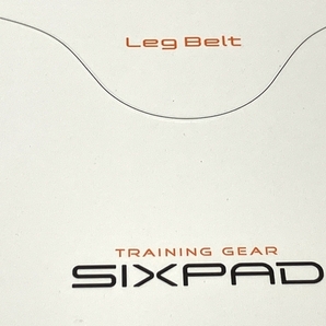 【動作保証】 SIXPAD シックスパッド TRAINING GEAR Leg Belt レッグベルト 2点 おまとめ 未使用 T8673766の画像3