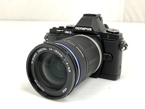 【動作保証】 OLYMPUS E-M5 OM-D ミラーレス 一眼 カメラ DIGITAL 14-150mm 1:4-5.6 ED MSC レンズ オリンパス 中古 良好 O8727069