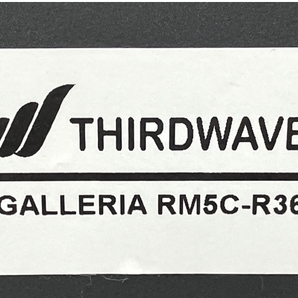 【動作保証】 Thirdwave GALLERIA デスクトップ PC RM5C-R36 i5-12400 32GB HDD 4TB SSD 2TB RTX 3060 Win11 中古 M8727734の画像8