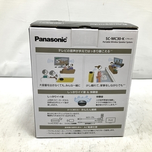 【動作保証】 Panasonic SC-MC30-K ポータブル ワイヤレス スピーカーシステム 音響 未使用 H8735663の画像2