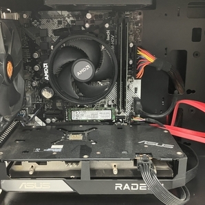 【動作保証】自作パソコン サーマルテイク デスクトップ パソコン Ryzen 5 2600 16GB HDD 2TB SSD 1TB RX6600 OS無 訳有 M8636008の画像7