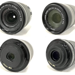 【動作保証】 Canon キャノン EOS Kiss X10 EF-S 18-55mm IS STM EF-S 55-250mm IS STM Kit ダブルズームキット カメラ 中古 美品 B8719724の画像5