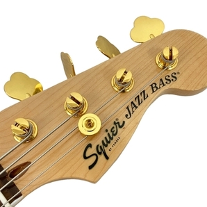 【動作保証】Squier by Fender 40th Anniversary JAZZ Bass gold edition スクワイヤー by フェンダー 中古 良好 N8732426の画像4