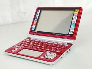 【動作保証】CASIO カシオ EX-word XD-SP6700RD 電子辞書 レッド 中古 K8725185