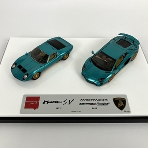 【動作保証】 Make Up EMCOF 012E Lamborghini Superveloce set Miura SV Aventador SV フィギュア 未使用 Y8740439の画像1