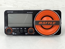 【動作保証】リズム RHYTHM 目覚まし時計 電波時計 8RZ230SR02 ブラック 大音量 電子音 アラーム デジタル 美品 中古 T8741367_画像2