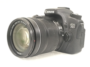 【動作保証】Canon 一眼レフ カメラ EOS 70D EF-S 18-135 IS STM レンズキット キャノン カメラ 中古 T8711646