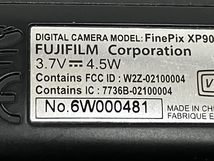 【動作保証】FUJIFILM FX-XP90Y 富士フィルム コンデジ 防水 イエロー デジタルカメラ 中古 M8696627_画像9
