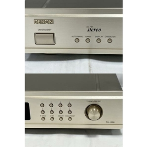 【1円】 DENON TU-1500 ステレオ チューナー デノン 音響機材 ジャンク H8602867の画像5