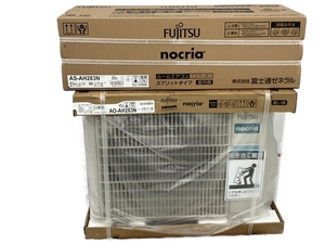 【引取限定】 【動作保証】 FUJITSU AS-AH283N AO-AH283N nocria ルーム エアコン 100V 10畳 未使用 直 Y8753114